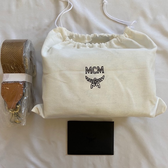MCM Visetos Original Smartphone Crossbody Case - Picture 12 of 15